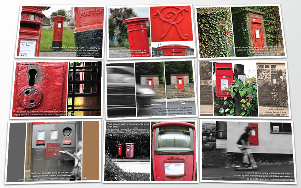 Selection of Postbox Postcards