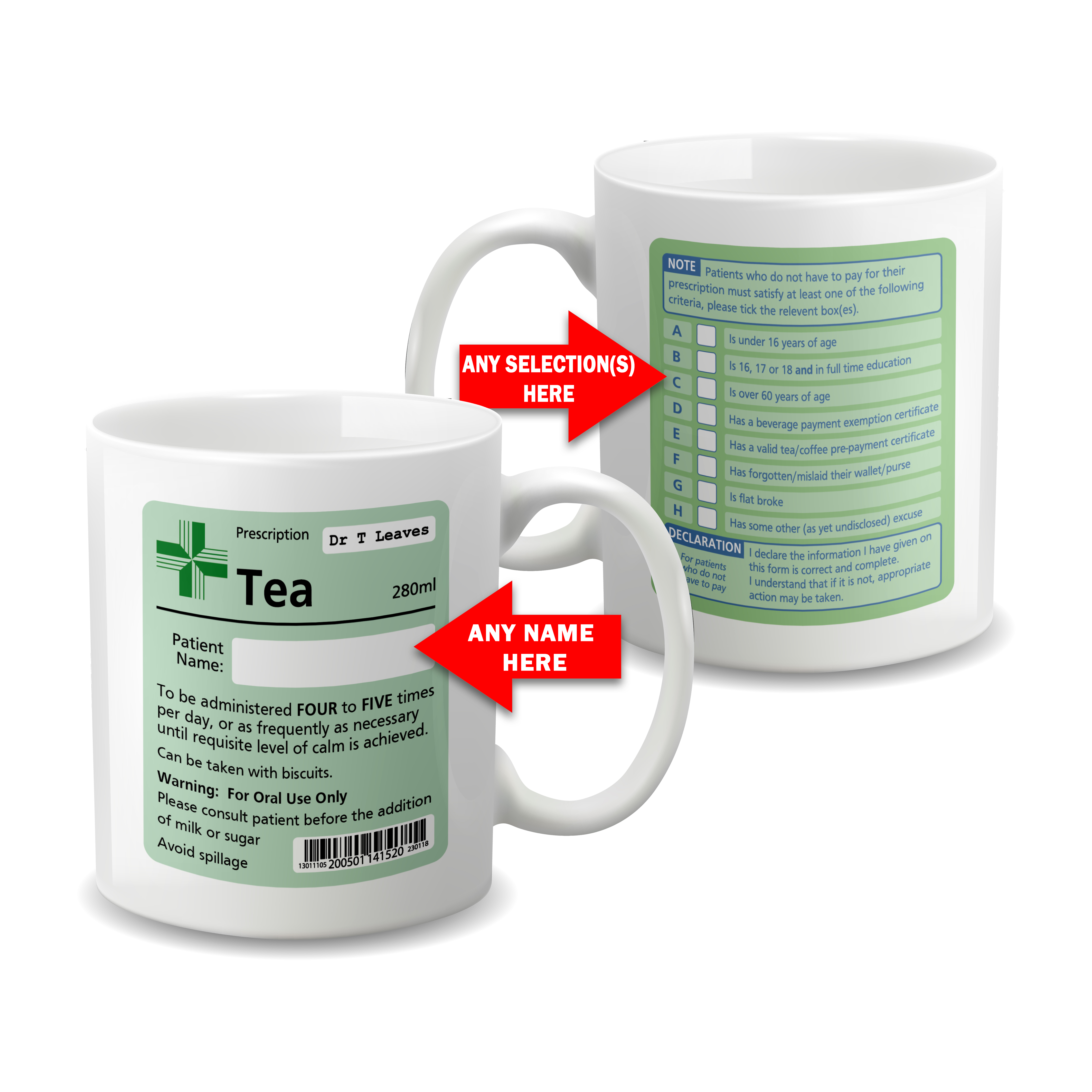 Personalised Prescription MugCoffee