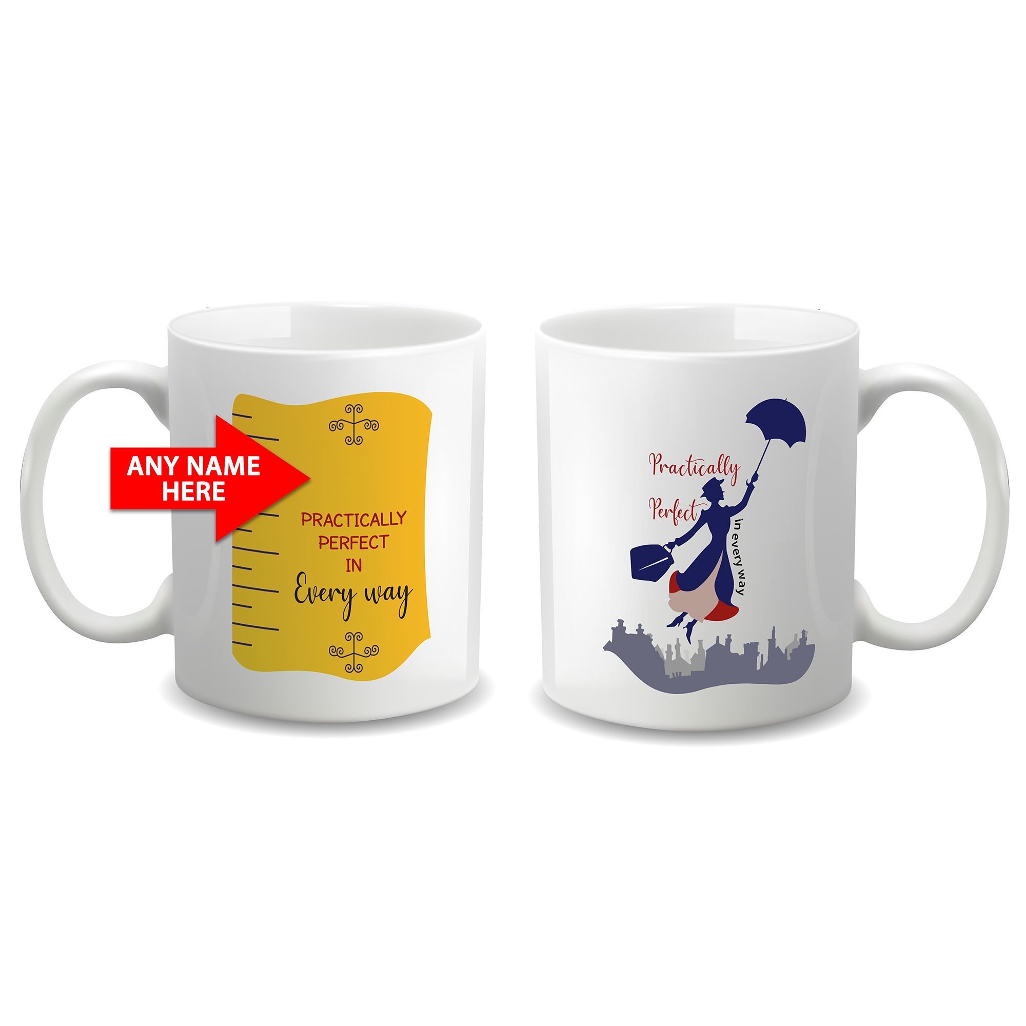 Personalised Mary Poppins Mug