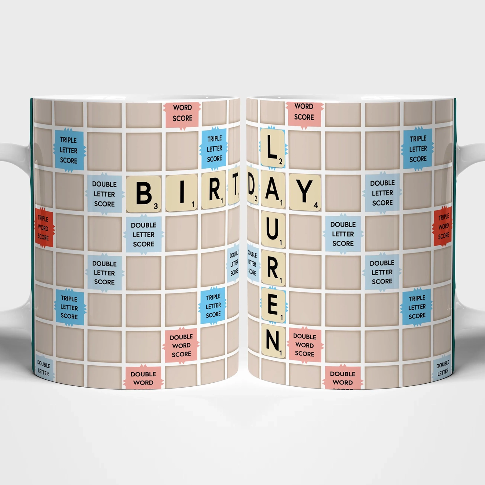 Personalised Alphabet Letter Tile Mug