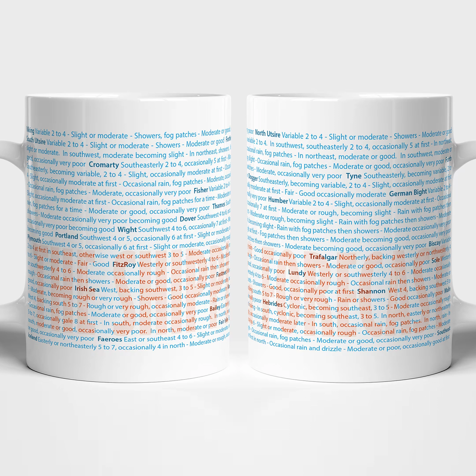 The Shipping Forecast Mug