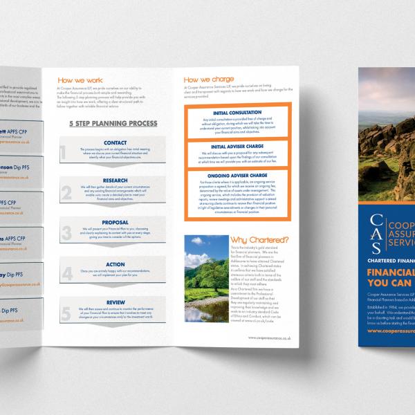 Coopers Assurance 6 Page DL leaflet