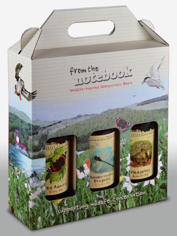 Packaging For From The Notebook Bottled Beers